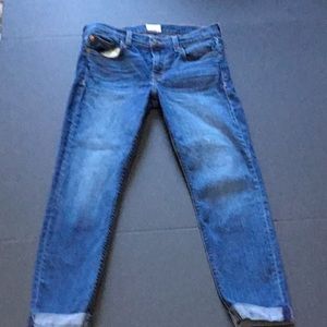Women’s EUC Hudson Size 28 Hardin Crop Super Skinny Cuff Jeans